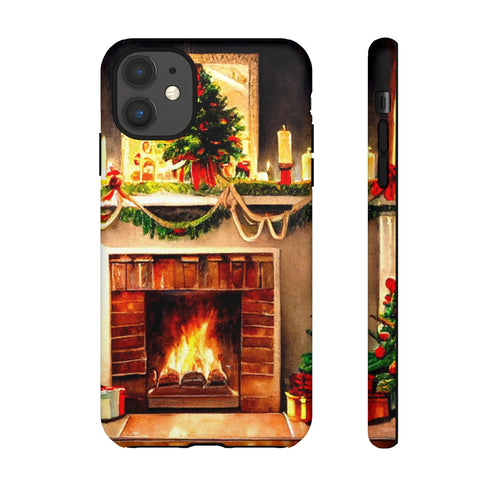 Warm Chirstmas Hearth - Impact Resistant Phone Case iPhone 11 Matte